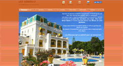 Desktop Screenshot of hotel-lesmimosas.com